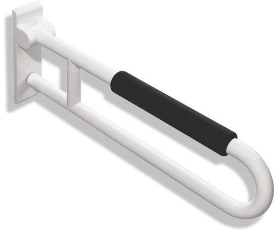 HEWI Stützklappgriff Serie 801 mit Armpolster, d= 33 mm 900 mm rubinrot