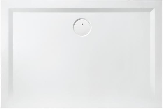 HOESCH Mineralguss-Duschwanne Muna 1800x750x30mm weiß 1800 x 750 x 30 mm weiß