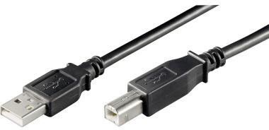 Goobay USB-Kabel ® Hi-Speed 1,8m schwarz ® Hi-Speed 1,8m schwarz