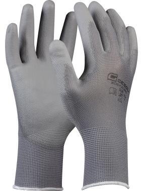 GEBOL Arbeitshandschuh MICRO FLEX 9 II 100 % Polyester grau