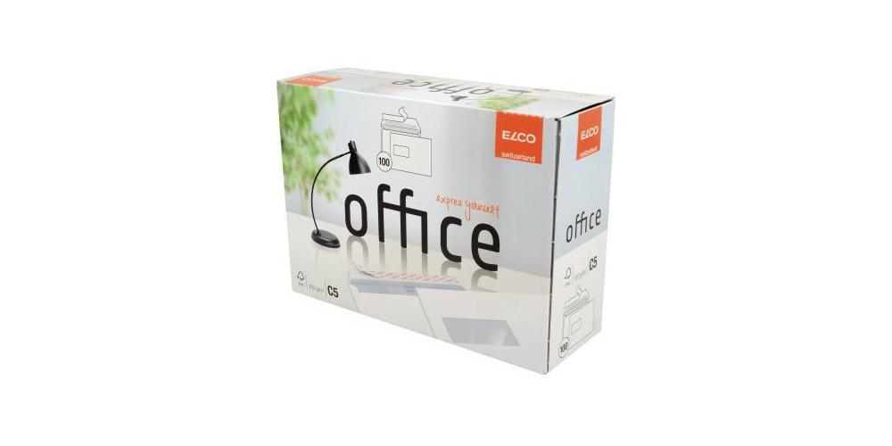 ELCO Versandtasche Office DIN C5 229 x 162 mm B x H mit Fenster 100gm mit 5890₽