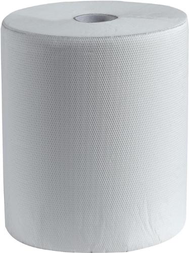 CWS Rollenpapier 3-lagig, 6 x 100 m Rollen, 22 cm breit hochweiß