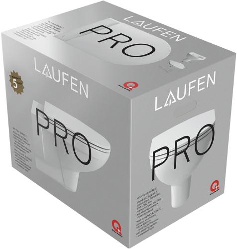 LAUFEN PRO PACK PRO Wand-WC H 82096 0 weiß mit Wand-WC H 82096 0