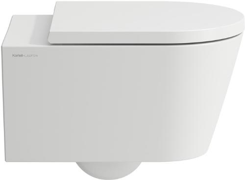 LAUFEN Wand-WC Pack KARTELL spülrandlos, Tiefspüler weiß LCC verdeckte Befestigung
