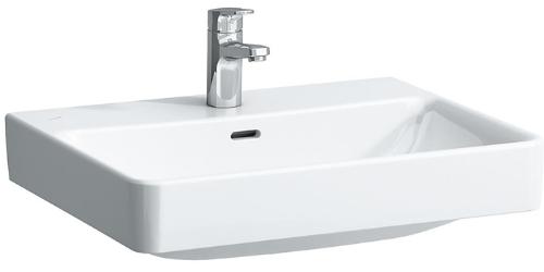 LAUFEN Aufsatzwaschtisch PRO S 600 x 465 mm mit Überlauf, 1 Hahnloch-Ausführung weiß