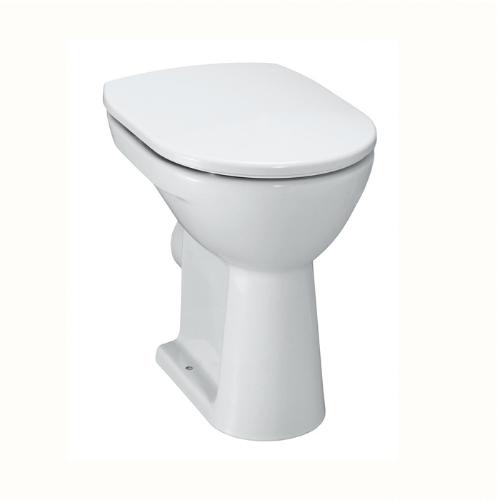 LAUFEN Stand-WC PRO Flachspüler, 6 Liter offener Spülrand weiß weiß