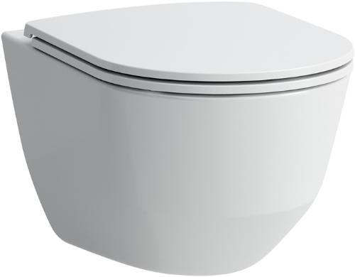 LAUFEN Wand-WC PRO spülrandlos, Tiefspüler, 360 x 530 mm spülrandlos weiß
