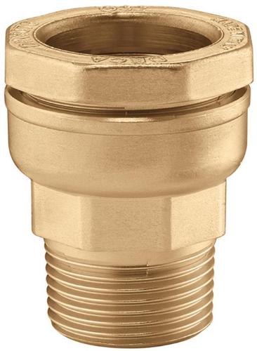 Caleffi Anschlussverschraubung 861 Messing 32 x 1Zoll AG Messing