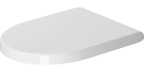 Duravit WC-Sitz Starck 3 weiß mit Absenkautomatik Scharniere Edelstahl
