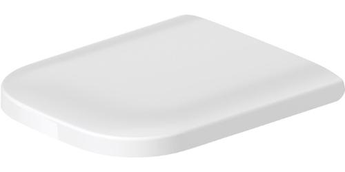 Duravit WC-Sitz Happy D.2 weiß mit Absenkautomatik Scharniere Edelstahl