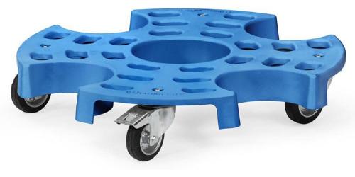 FETRA Reifenroller Polypropylen geschlossen D. 700 mm blau für 8 Reifen oder 4 Kompletträder