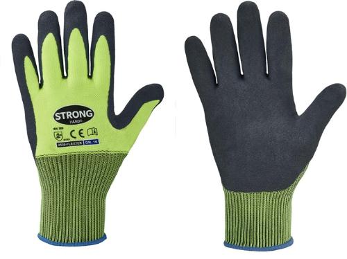 STRONGHAND Handschuhe Flexter Größe 9 neongelb/grau EN 388 PSA-Kategorie II