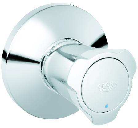 GROHE Unterputzventil-Oberbau Costa Markierung blau, EBT 15-35mm chrom