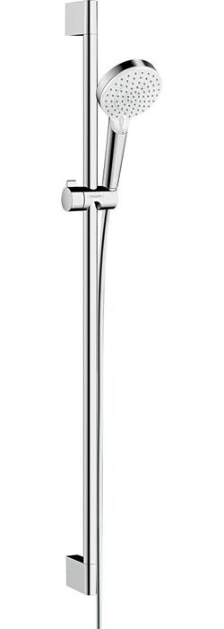 hansgrohe Brauseset CROMETTA VARIO CROMETTA VARIO 900 mm, Durchflussmenge 14 l/min weiß/chrom