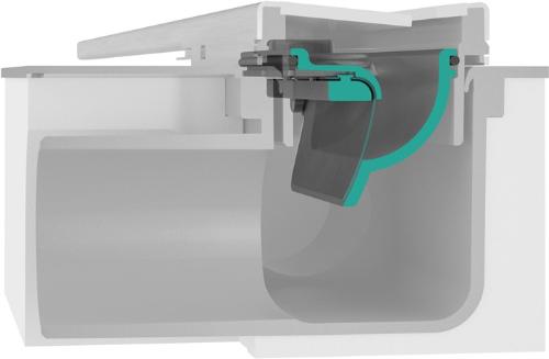 hansgrohe Grundkörper uBox universal für Duschrinnen-Ablaufgehäuse für flache Installation