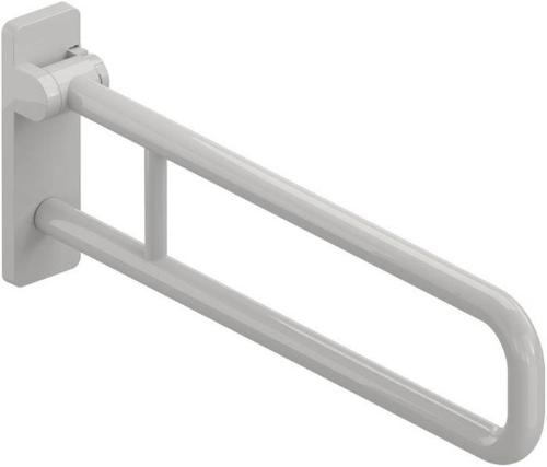 HEWI Stützklappgriff Serie 801 drehbar, d= 33 mm, Aluminiumkern 600 mm anthrazitgrau