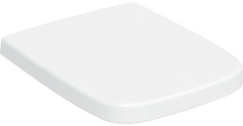 Geberit WC-Sitz Renova Plan mit Deckel Scharniere: Messing, verchromt weiß