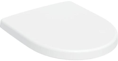 Geberit WC-Sitz Renova Plan mit Deckel Scharniere: Edelstahl weiß