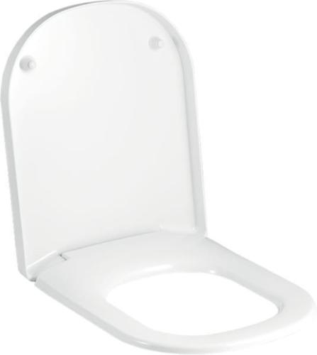 Geberit WC-Sitz Renova Plan Scharniere Edelstahl weiß schrauben