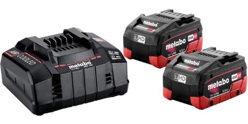metabo Akku-Set Basic 5,5 LiHD 18 V 2 x 5,5 (LiHD) Ah