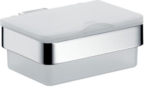 EMCO Tissuebox loft Kunststoffbehälter mit Deckel chrom