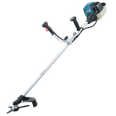 makita Benzin-Sense EM4350UH Hubraum 43cm3 Leistung 2PS Tankinhalt 0,68l Zweihandgriff Schneidwerkzeug 3-Zahn-Schlagmesser