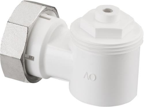 Oventrop Winkeladapter Thermostate Zubehör und Ersatzteile für Ventil-Heizkörper weiß