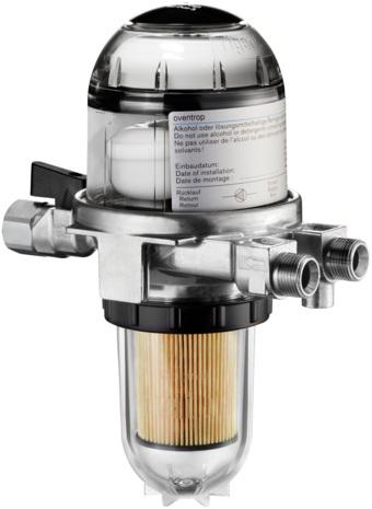 Oventrop Heizölfilter/Entlüfter Toc-Duo-3 3/8Zoll IG x 3/8Zoll AG Siku 25-40 µm