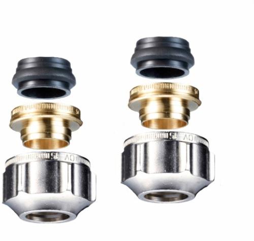 Oventrop Klemmringverschraubung Ofix CEP 2-fach, für AG 3/4Zoll Eurokonus 15 mm