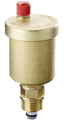 Oventrop Schnellentlüfter Entlüfter mit Absperrautomat, PN 10, Messing DN 15, 1/2Zoll AG