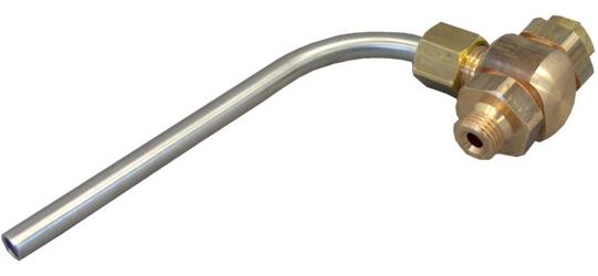 Oventrop Probeentnahmeventil P Aquastrom Rotguss/Edelstahl DN 8, 1/4Zoll