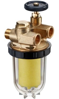 Oventrop Heizölfilter-Zweistrang Oilpur DN 10, Filtereinsatz Siku-Einsatz 50-75 µm