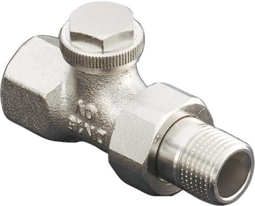 Oventrop HK-Verschraubung Combi 3 PN 10, Messing vernickelt, Durchgang DN 15, 1/2Zoll