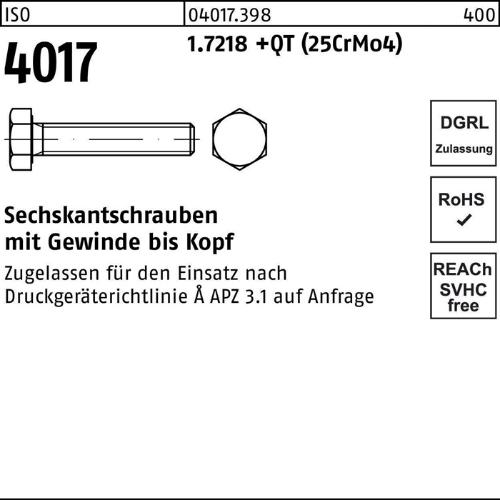 BUFAB Sechskantschraube ISO 4017 VG M 36 x 80 1.7218 +QT (25CrMo4)