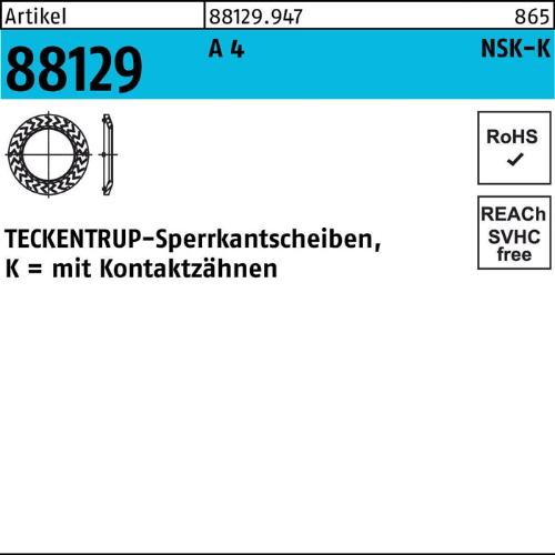 TECKENTRUP Sperrkantscheibe R 88129 NSK-K 5 A 4