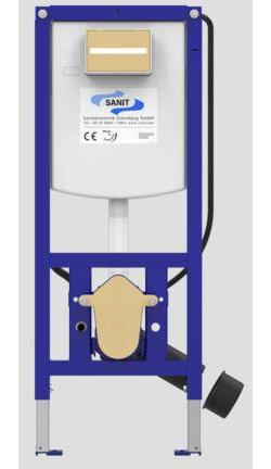 SANIT WC-Element INEO PLUS 450 BH 1120 mm mit Wandhalter, für Dusch-WC