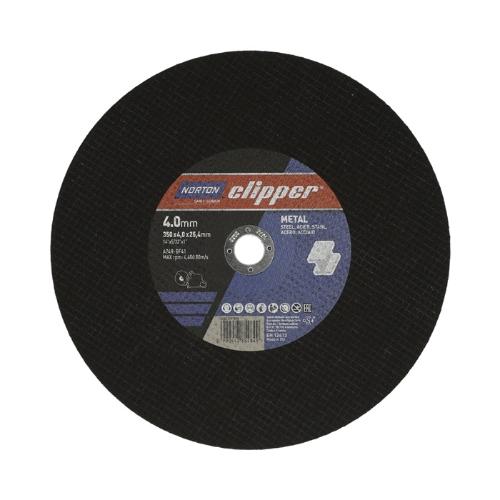 NORTON CLIPPER Trennscheibe D350x4,0mm Typ 41 Metall Bohrung 25,4 mm