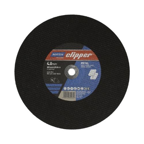 NORTON CLIPPER Trennscheibe D350x4,0mm Typ 41 Metall Bohrung 20 mm