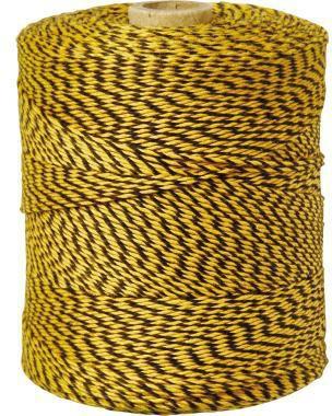 SOLDANPLUS Bindfaden 360m Baumwolle schwarz/gelb 360m Baumwolle schwarz/gelb