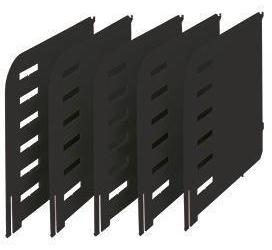 styro Trennwand rac Sortierstationenen rac 282-03007 282-03407 Polyl schwarz