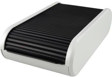 helit Visitenkartenbox the personal 13,6 x 6,7 x 24,2 cm (B x H x T) 105 x 55 mm (B x H) Polystyrol/Polyethylen/Polypropylen schwarz/weiß