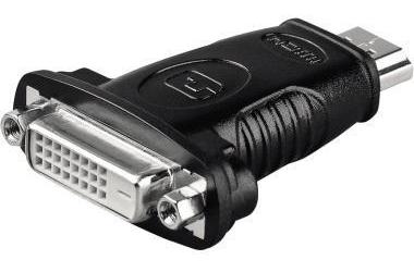 Goobay Adapter ® HDMI-Stecker/DVI-D-Buchse (24+1) schwarz