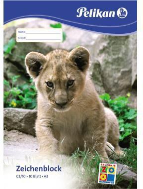 Pelikan Zeichenblock DIN A3 100g/m² 10 Bl. DIN A3 100g/m² 10 Bl.