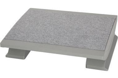 MAUL Fußstütze pro 45 x 39 cm (B x T) Kunststoff grau/grau meliert