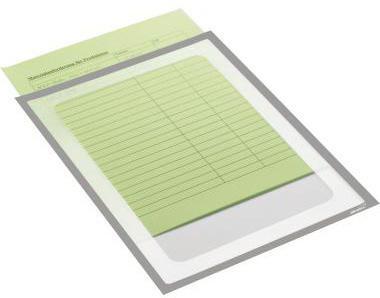 Ultradex Selbstklebetasche 22,5 x 31,2 cm (B x H) DIN A4 PET grau