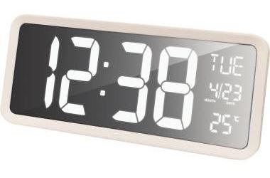 TECHNOLINE Wanduhr ® WS 8130 36,8 x 15,8 x 4 cm (B x H x T) Kunststoff weiß