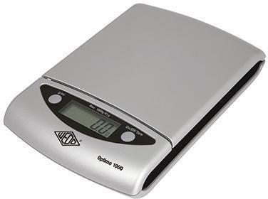 WEDO Briefwaage ® Optimo 1000 1 g 1kg ohne Netzanschluss silber