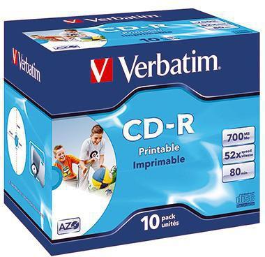 Verbatim CD-R 80min 700Mbyte 52x 10 St./Pack. 80min 700Mbyte 52x 10 St./Pack.