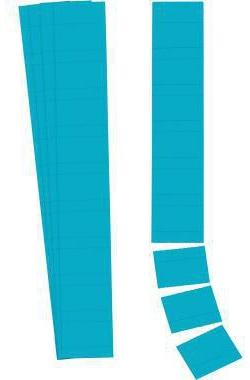 Ultradex Einsteckkarte Planrecord 7 x 3,2 cm (B x H) 190g/m² blau 90 St./Pack.