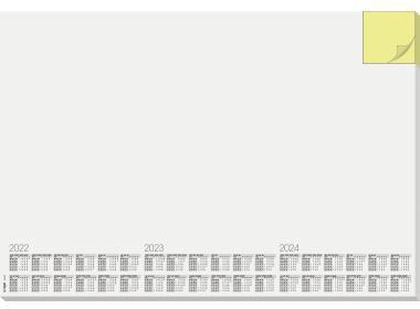 sigel Schreibunterlage 59,5 x 41 cm (B x H) ohne Folienauflage 2022-2024 Papier weiß Memo 30 Bl.